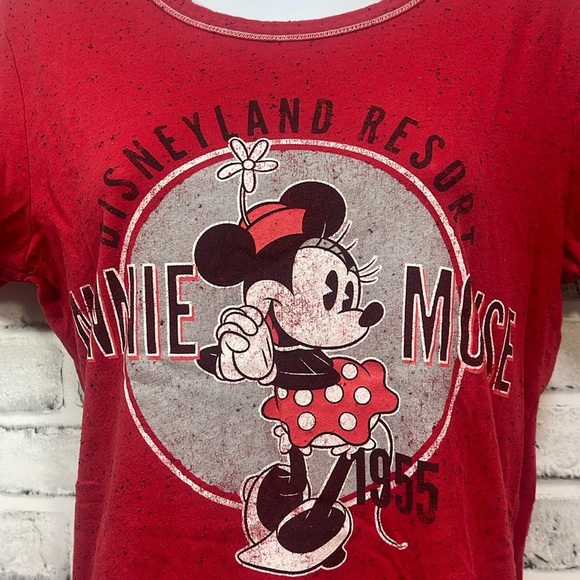 Disney Resort Parks Red Minnie Mouse Tee Medium - Picture 4 of 6